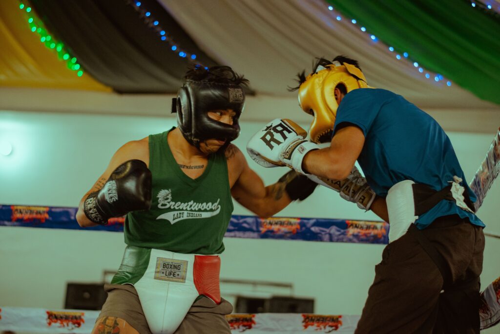 Black boxing groin guards manufactured by Differento International