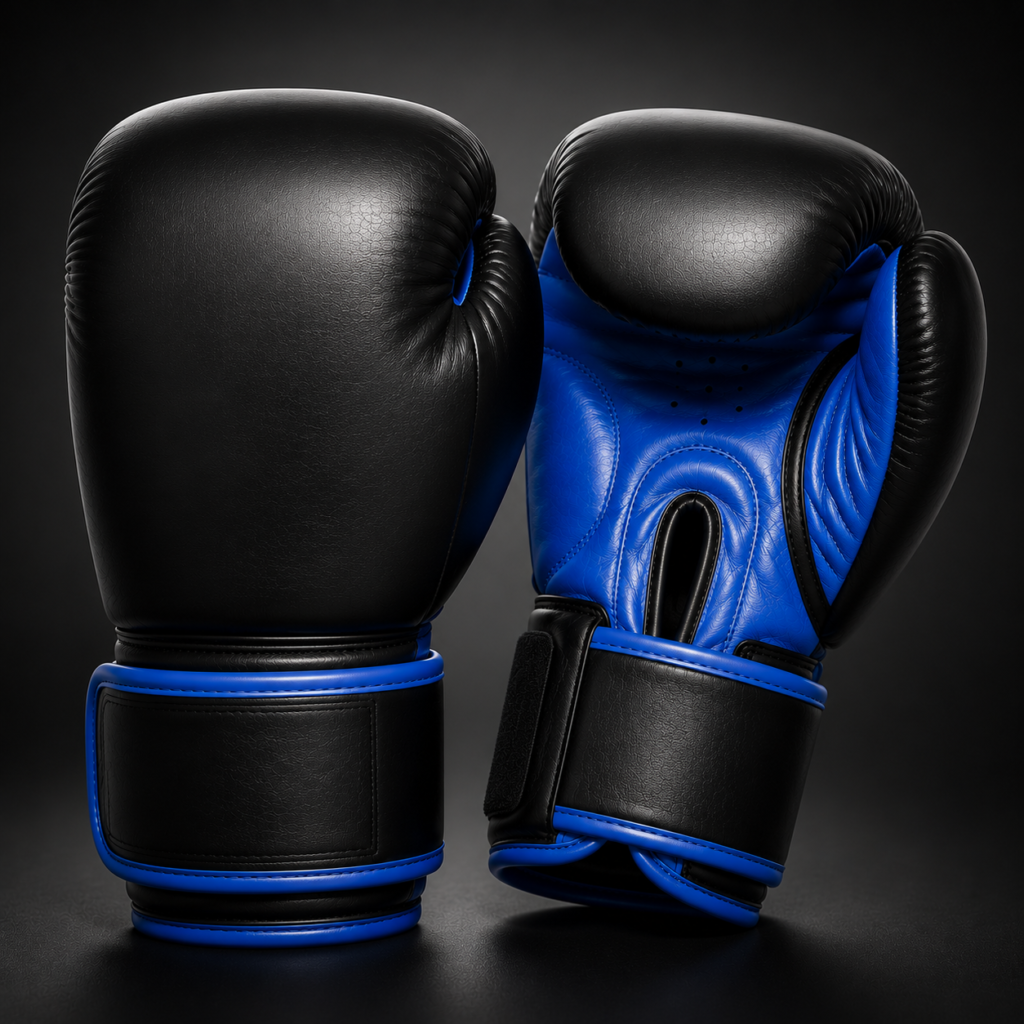 Private label fighting gloves with custom branded packaging