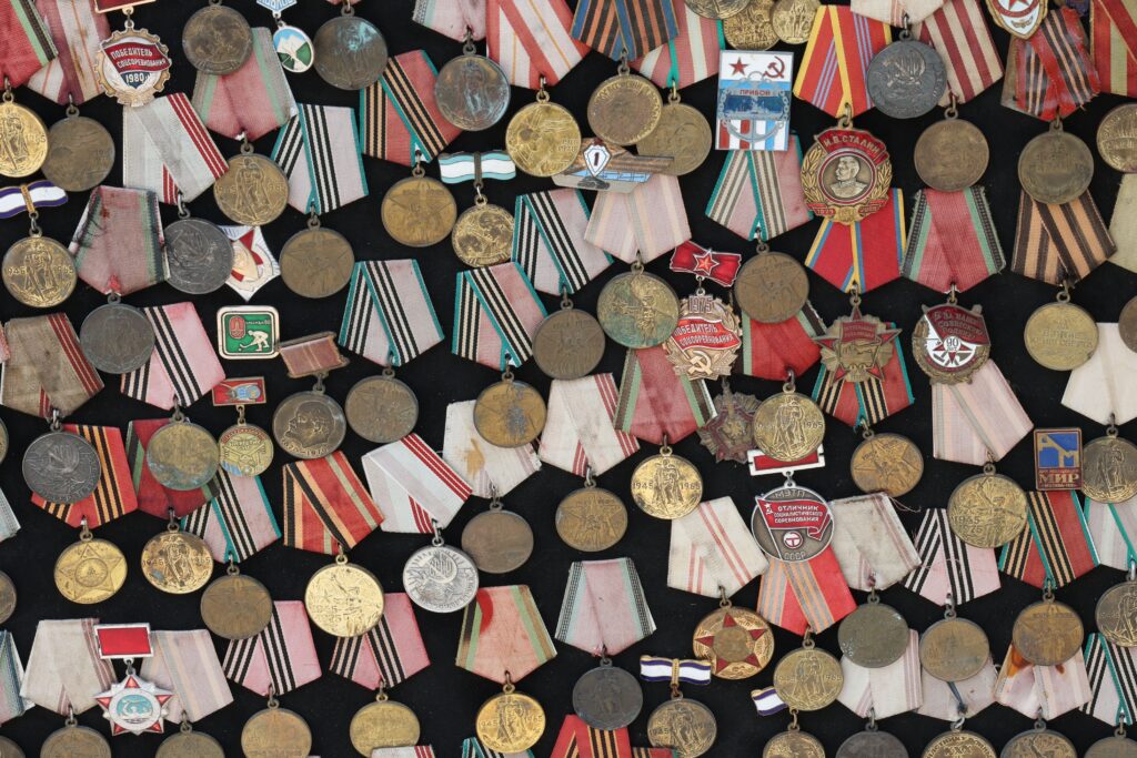 Private label custom medals with logo engraving and enamel color options